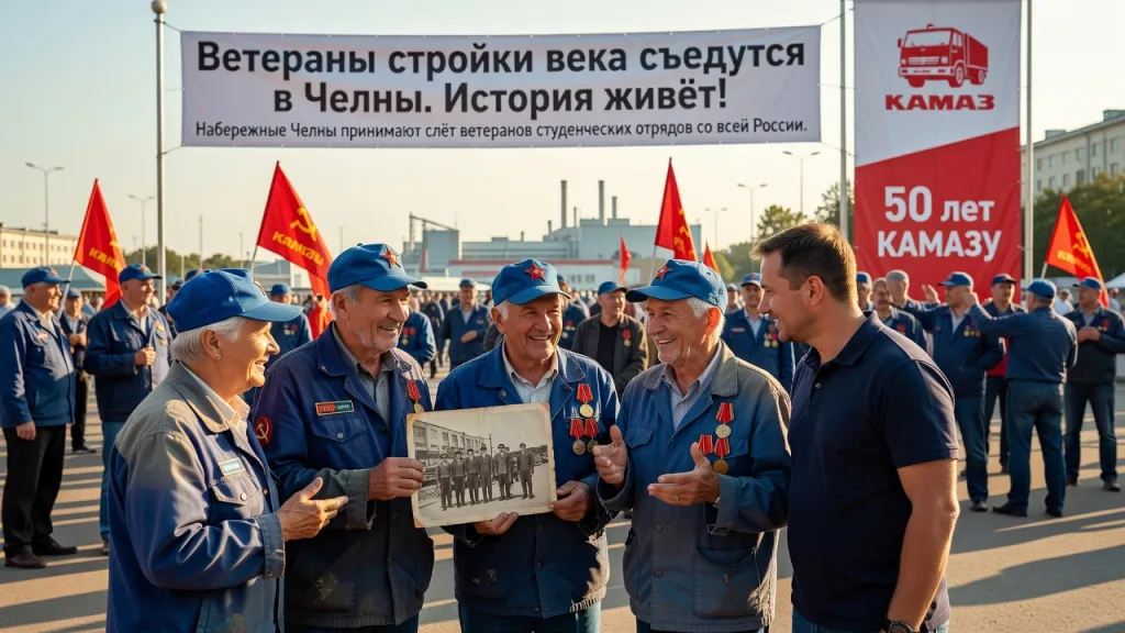 Ветераны стройки века съедутся в Челны. История живёт!